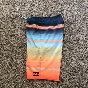 Billabong Men’s Bathing Suit/Board-shorts, Waist 28”